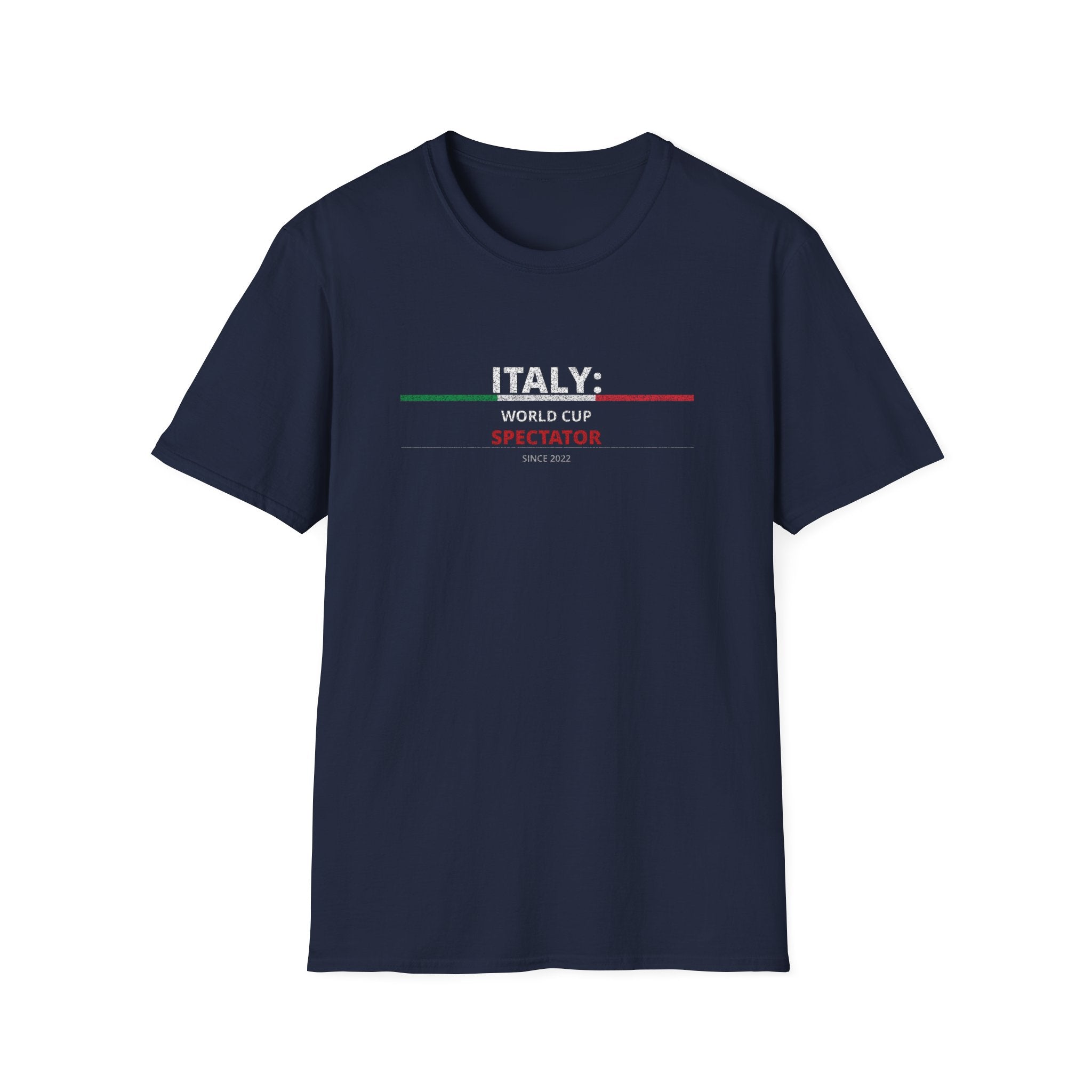 Italy World Cup Spectator T-Shirt — Italian Flag Soccer Fan Tee