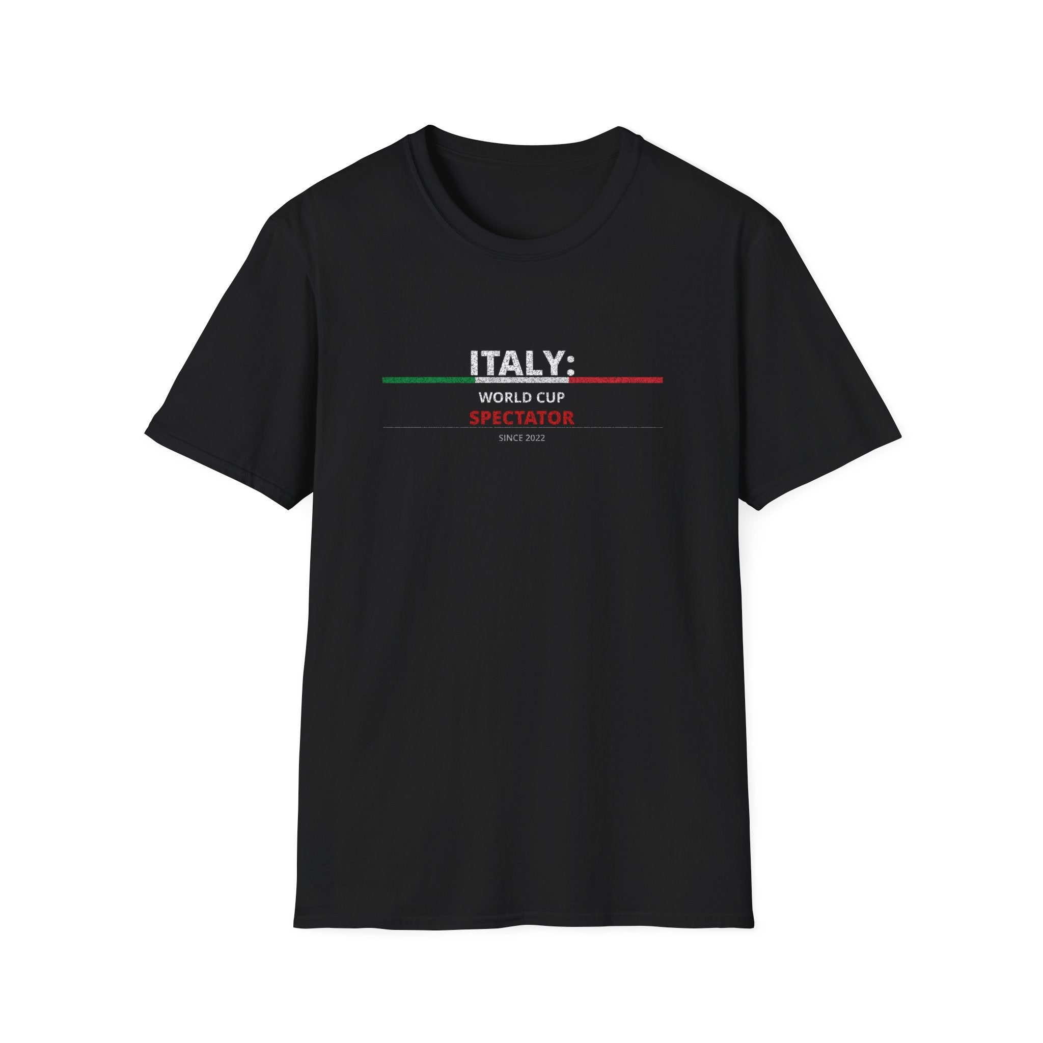 Italy World Cup Spectator T-Shirt — Italian Flag Soccer Fan Tee
