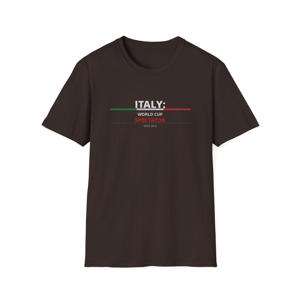 Italy World Cup Spectator T-Shirt — Italian Flag Soccer Fan Tee