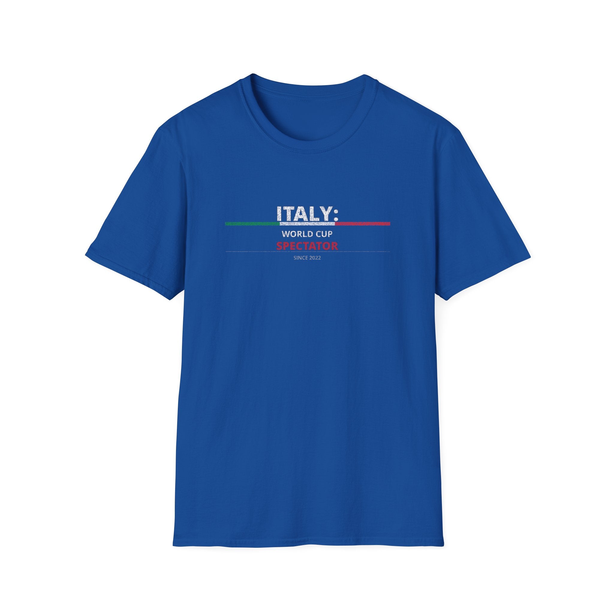 Italy World Cup Spectator T-Shirt — Italian Flag Soccer Fan Tee