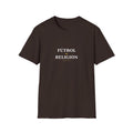 Minimalist "Be Kind" White T-Shirt — Subtle Small Chest Typography Tee