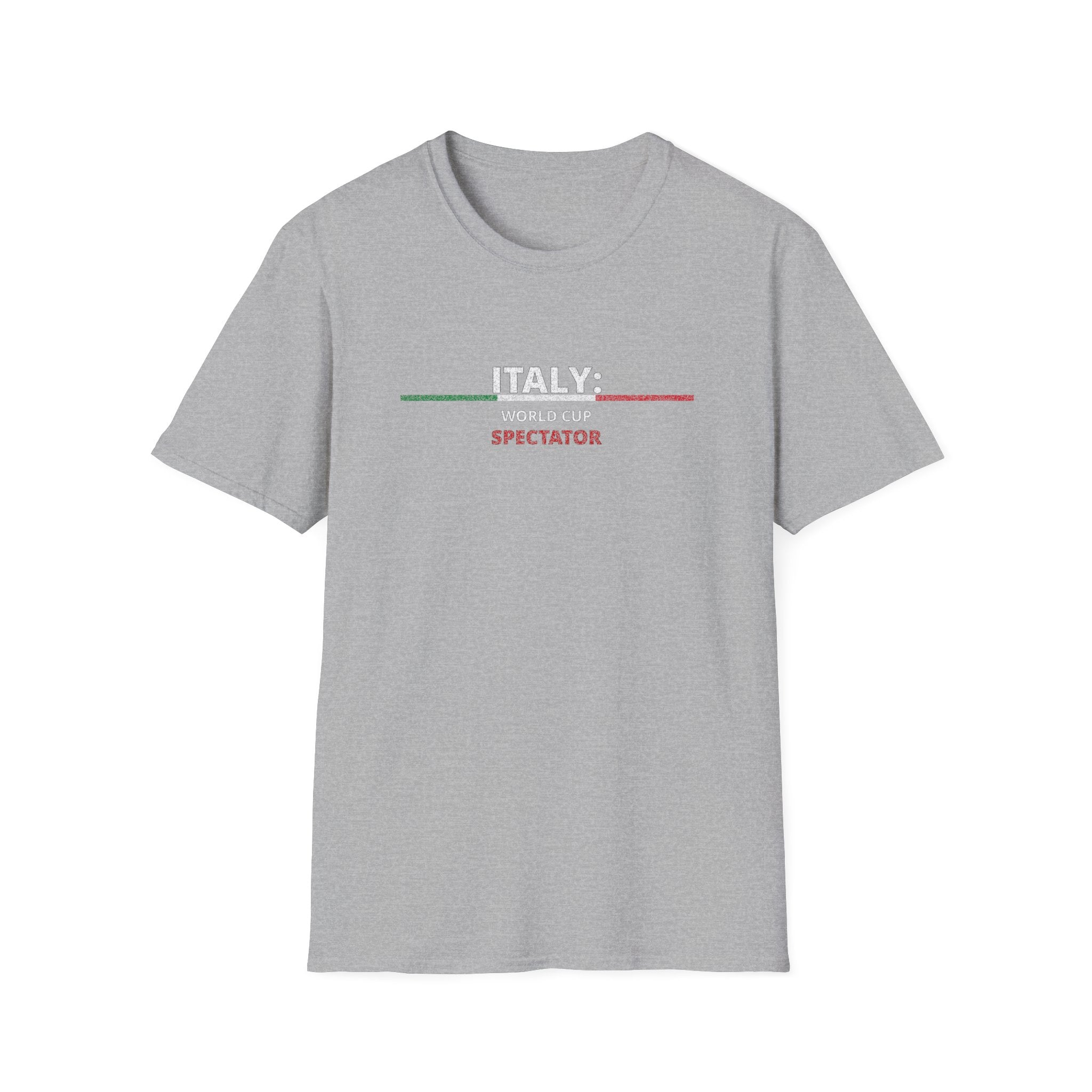 Italy World Cup Spectator T-Shirt — Italian Flag Soccer Fan Tee