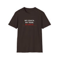 My Couch. My Team. My Rules. T-Shirt — Funny Sports Fan Tee