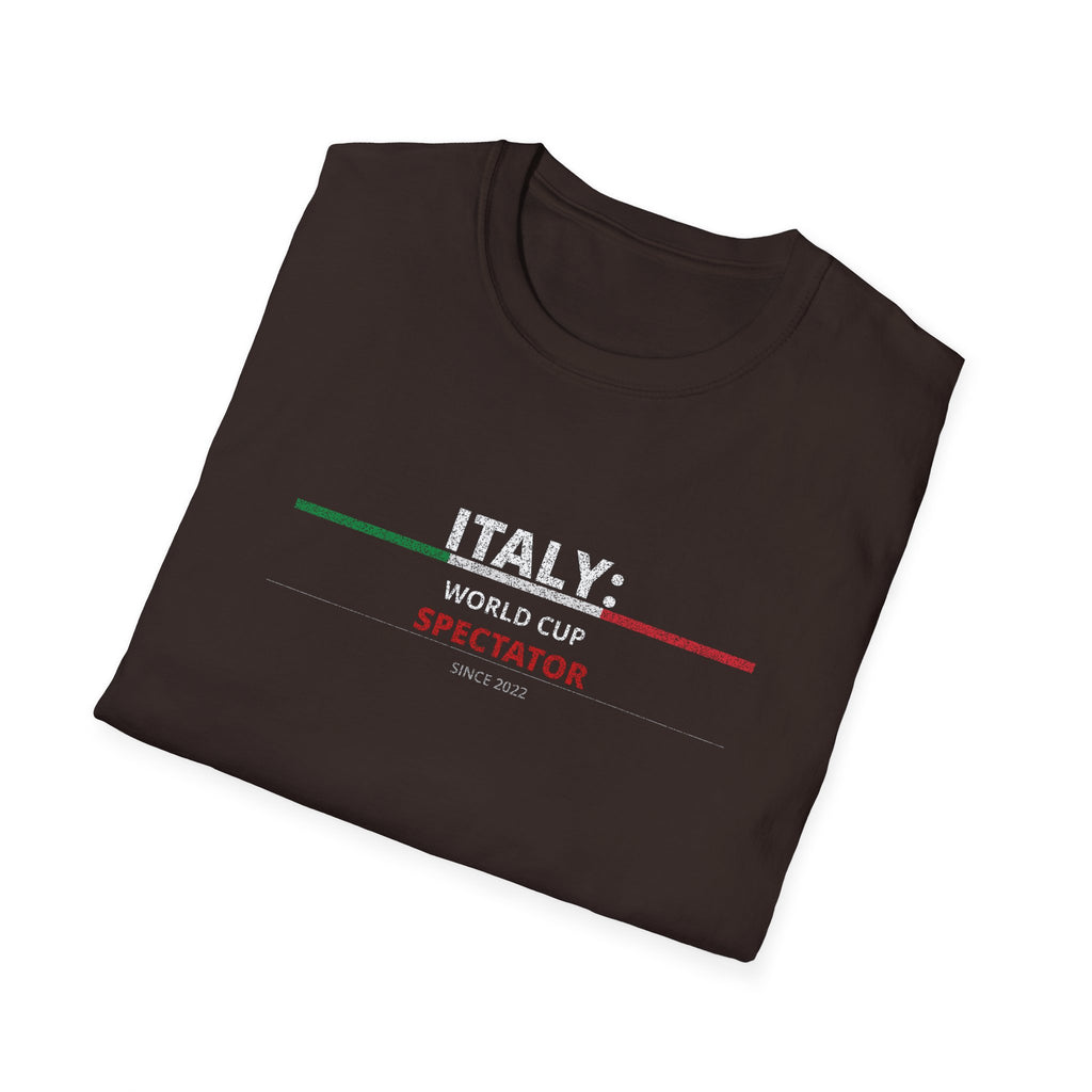 Italy World Cup Spectator T-Shirt — Italian Flag Soccer Fan Tee