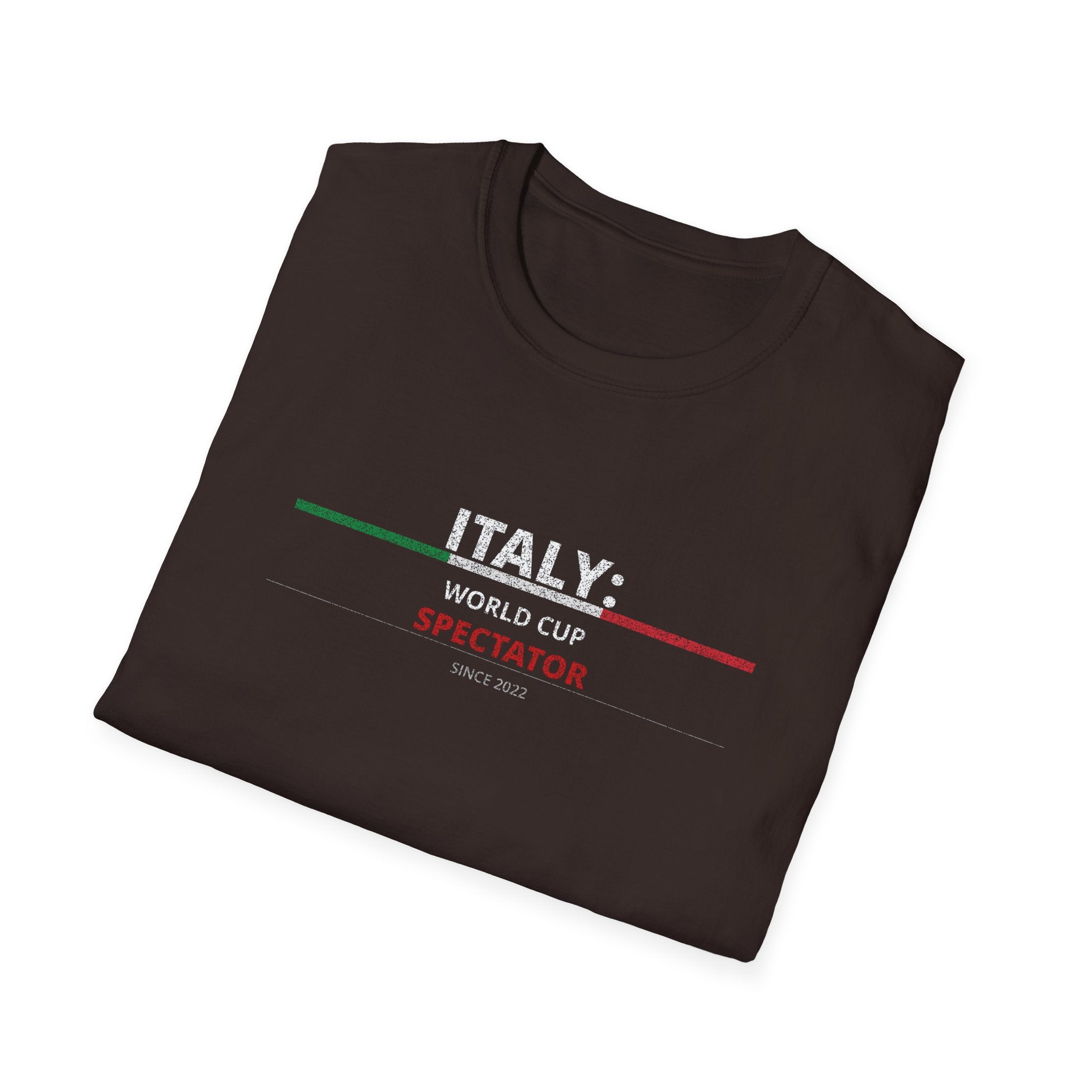 Italy World Cup Spectator T-Shirt — Italian Flag Soccer Fan Tee