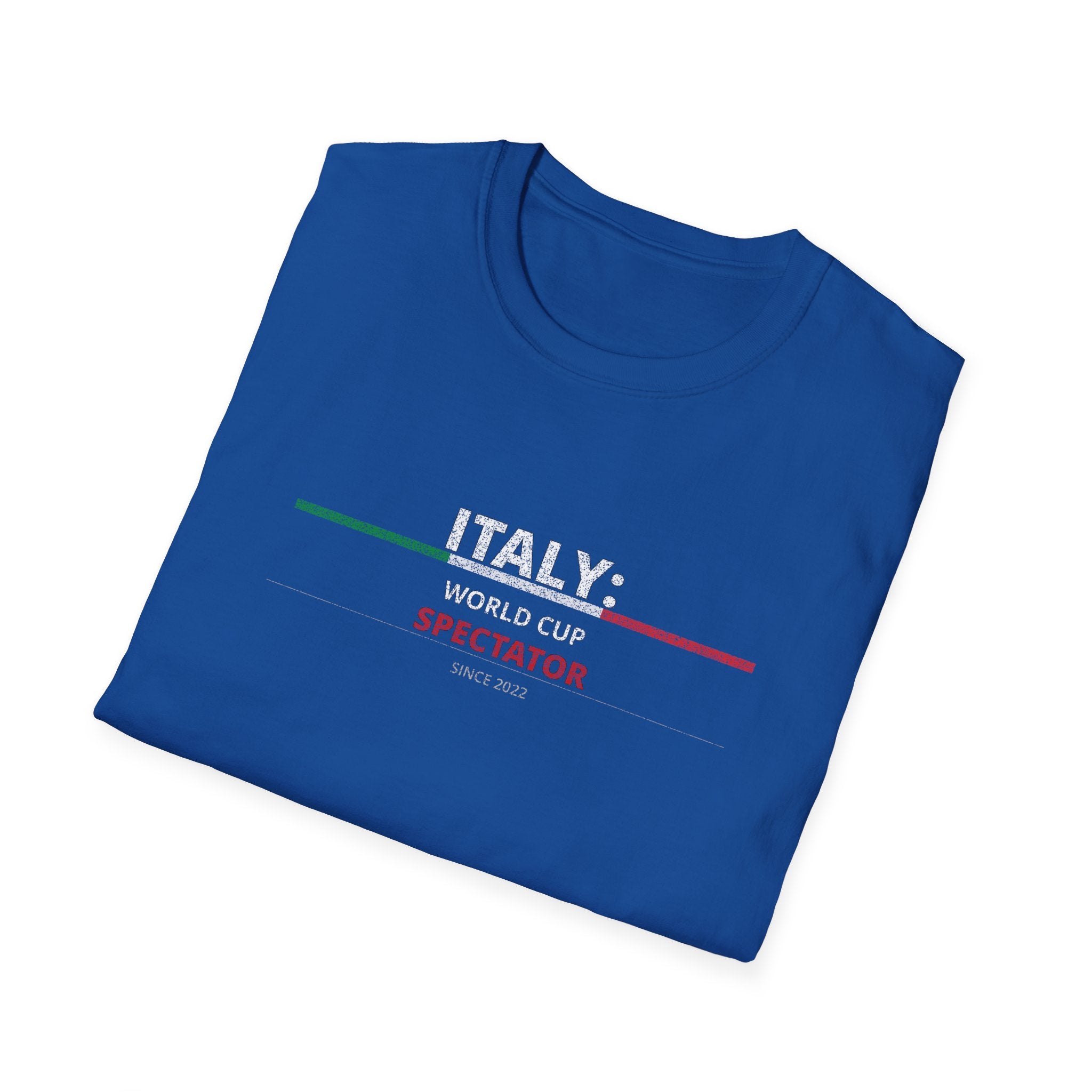Italy World Cup Spectator T-Shirt — Italian Flag Soccer Fan Tee