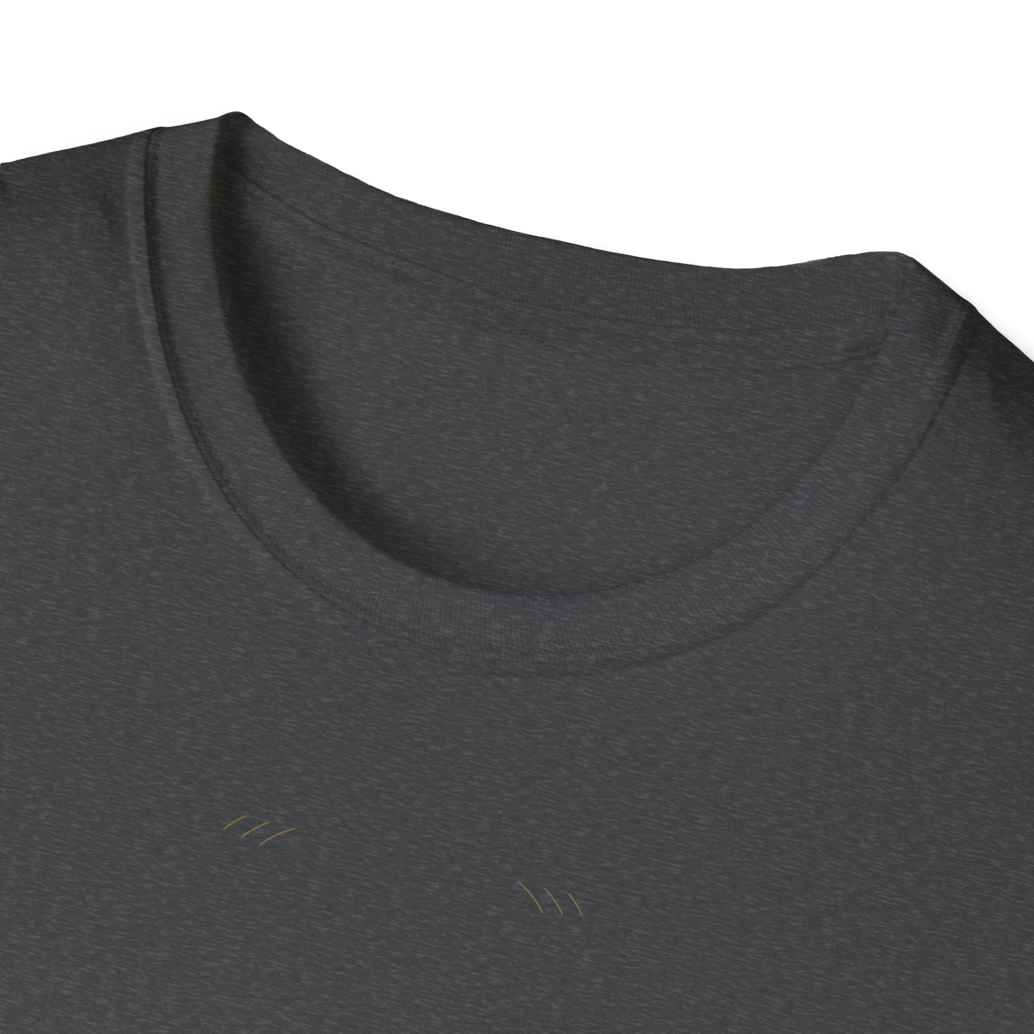 Minimalist "Be Kind" White T-Shirt — Subtle Small Chest Typography Tee
