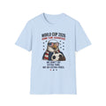 World Cup 2026 Eagle Soccer T-Shirt — "Home Turf Advantage: We Don't Do Extra Time, We Do Extra Fries" Patriotic Fan Tee