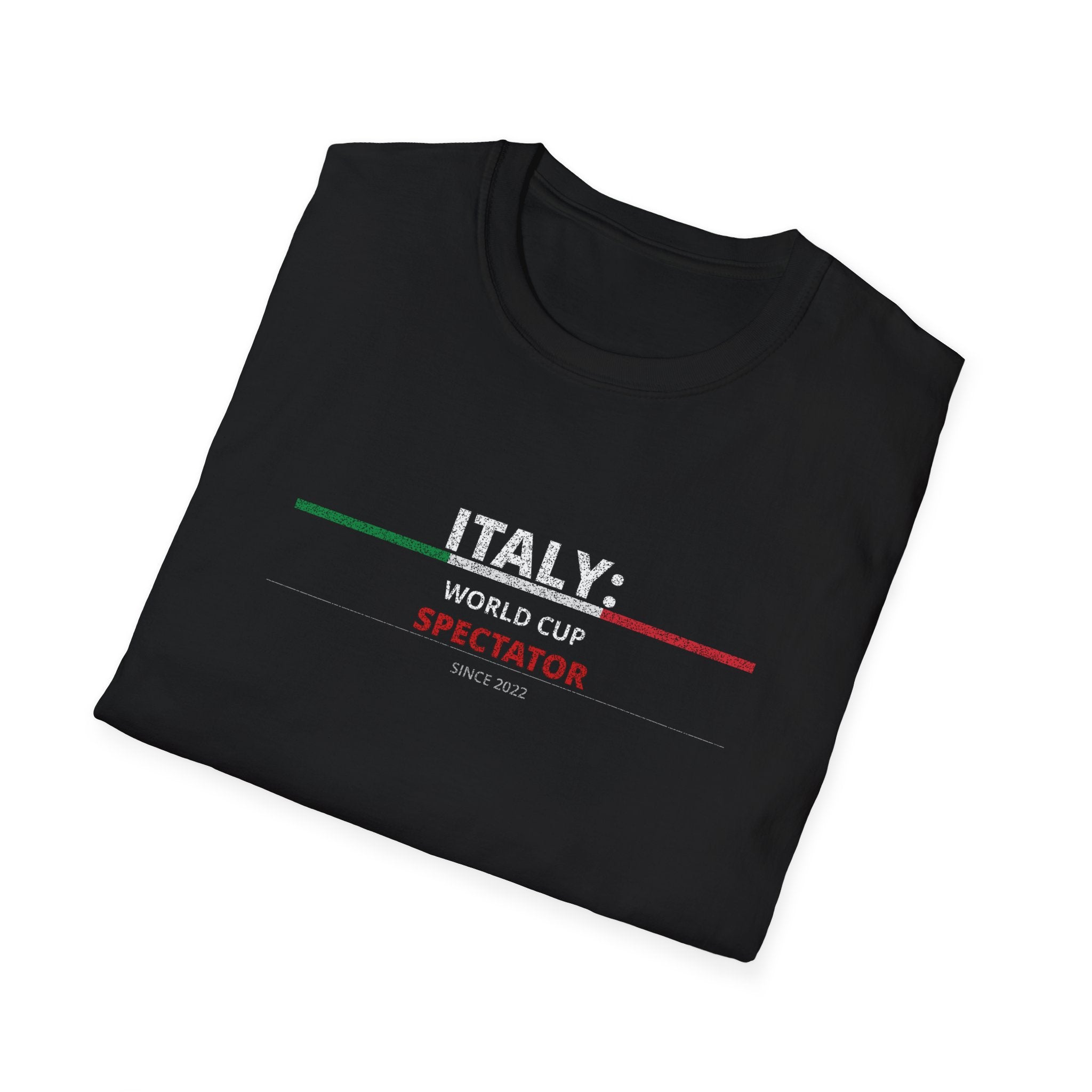 Italy World Cup Spectator T-Shirt — Italian Flag Soccer Fan Tee