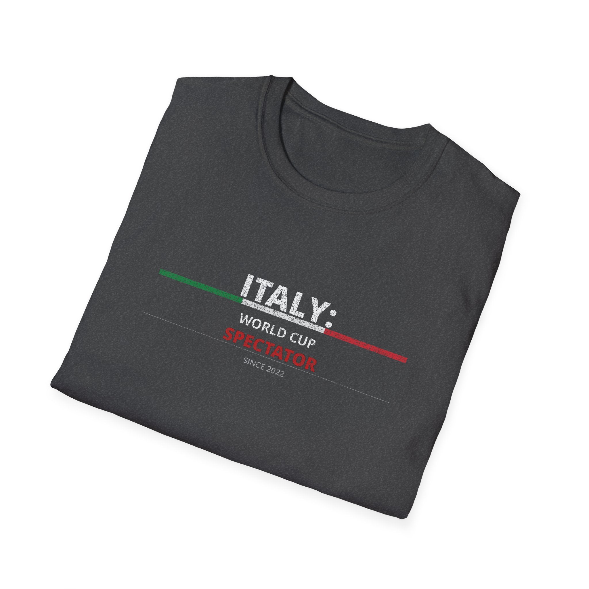 Italy World Cup Spectator T-Shirt — Italian Flag Soccer Fan Tee