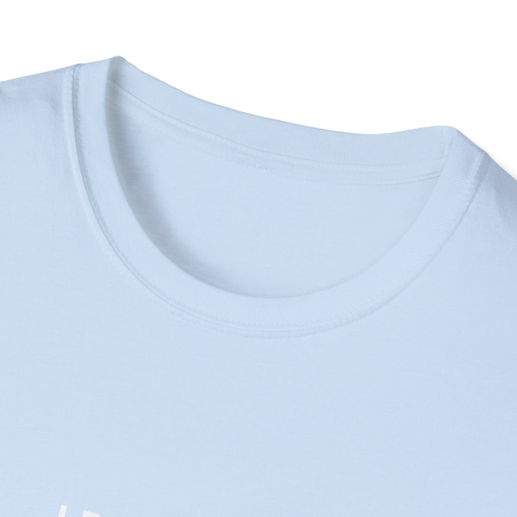 T-Shirt — "But Here I Am" Minimalist White Tee