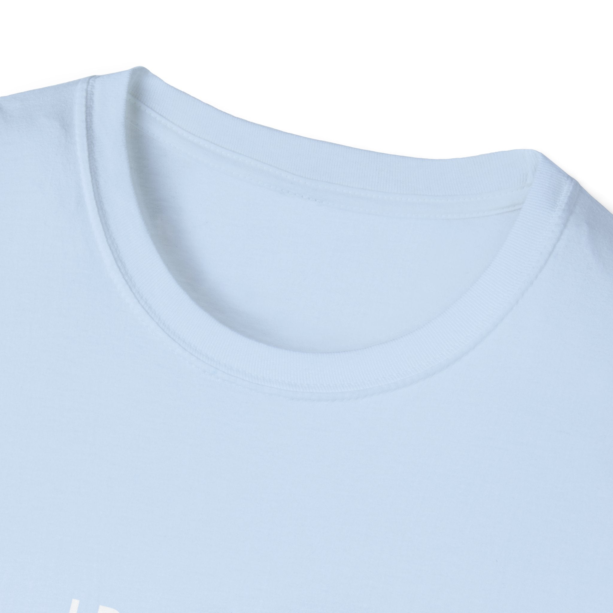 T-Shirt — "But Here I Am" Minimalist White Tee