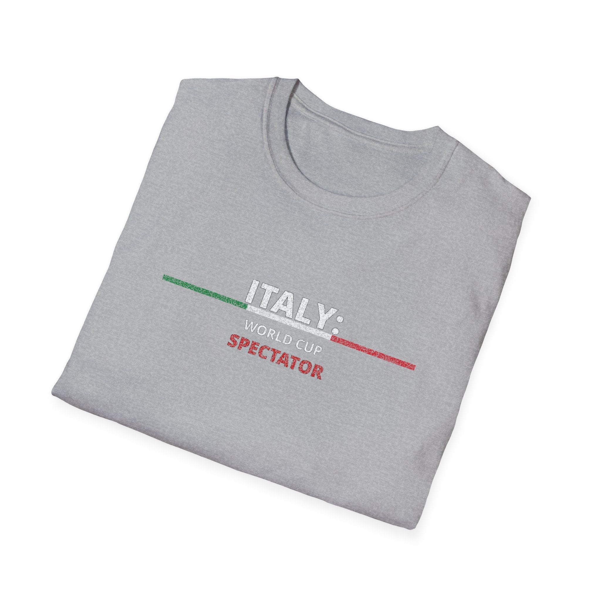 Italy World Cup Spectator T-Shirt — Italian Flag Soccer Fan Tee