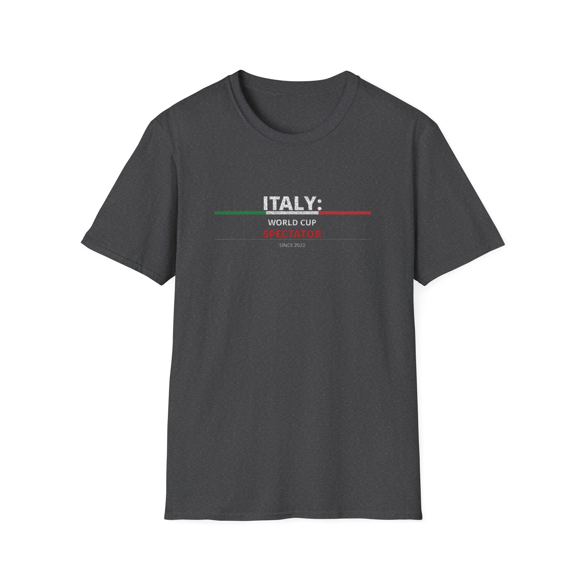 Italy World Cup Spectator T-Shirt — Italian Flag Soccer Fan Tee