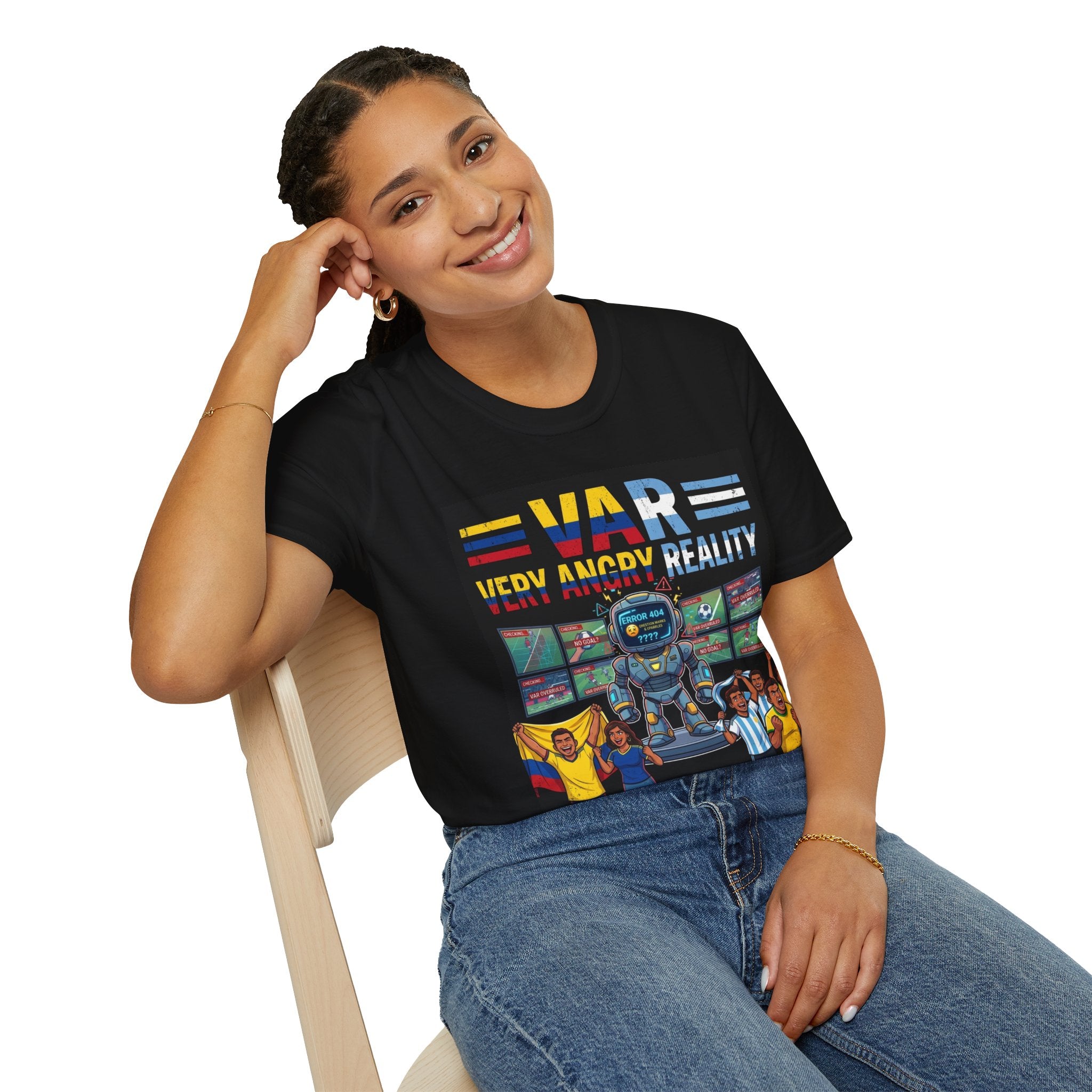 VAR: Video Assistant Reality Soccer Fans Graphic T-Shirt (Copy)