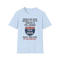 World Cup 2026 Traffic & Toll Roads T-Shirt — Interstate Pain 2026 Funny Travel Tee